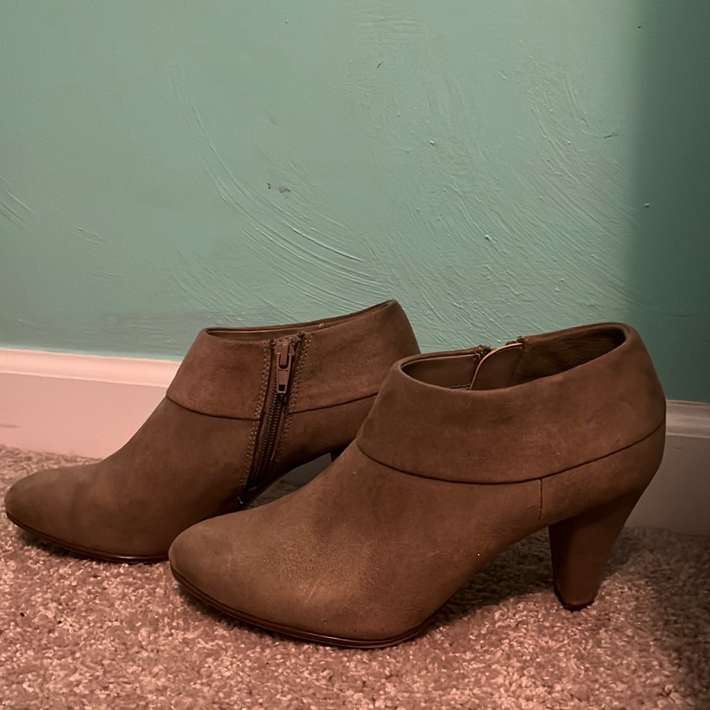 Gray Booties Size 8
